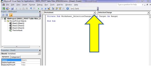 How To Filter Pivot Table Based On A Specific Cell Value In Excel Vba