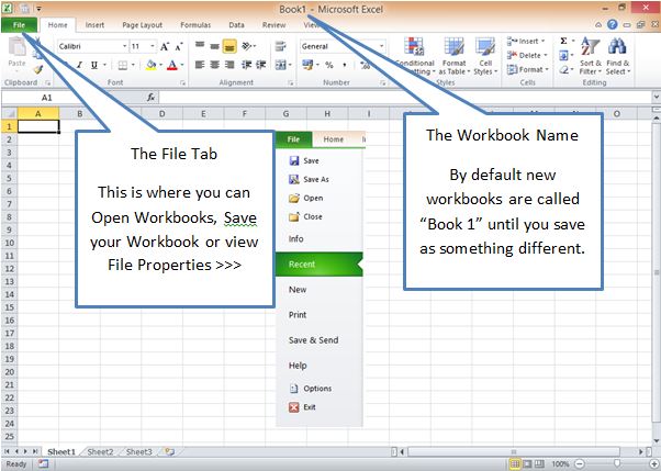 the-layout-of-an-excel-workbook-dedicated-excel