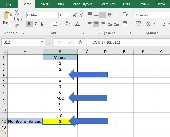 how-to-count-in-excel-values-text-and-blanks-dedicated-excel