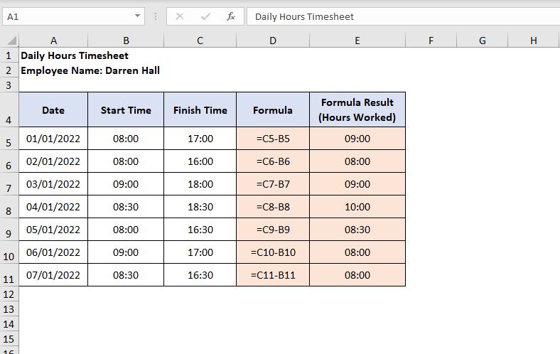 add time values in Excel
