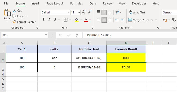 Fix the #VALUE! Error in Excel