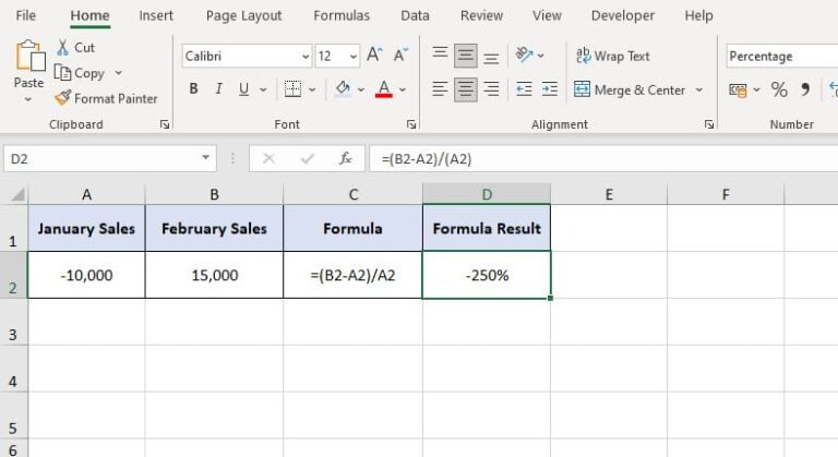 How to Calculate Percentage Change in Excel | Dedicated Excel