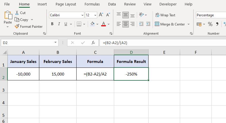 How To Calculate Percentage Change In Excel Dedicated Excel