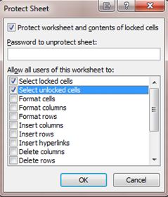 Protect Cells and Formulas in Excel