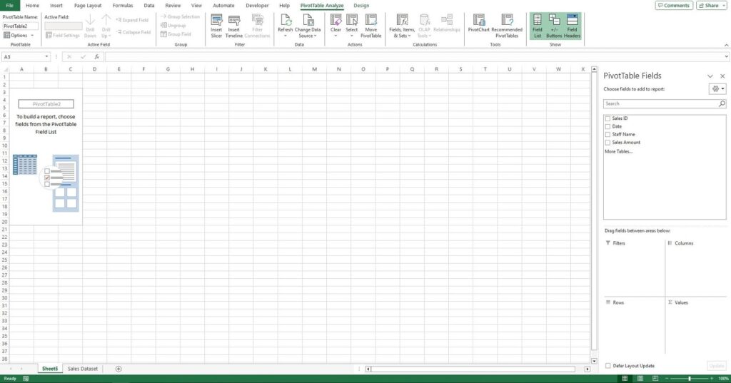 Excel Pivot Tables and How to Create One