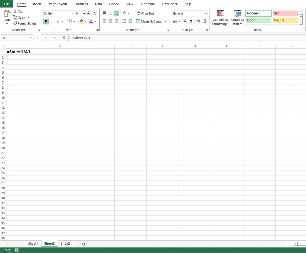 How to Link Cells on Different Worksheets | Dedicated Excel