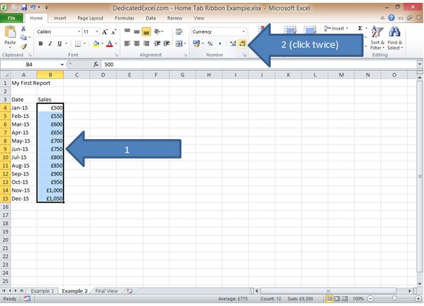 Guide to the Excel Ribbon