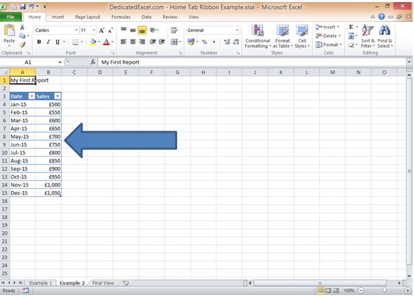Guide to the Excel Ribbon
