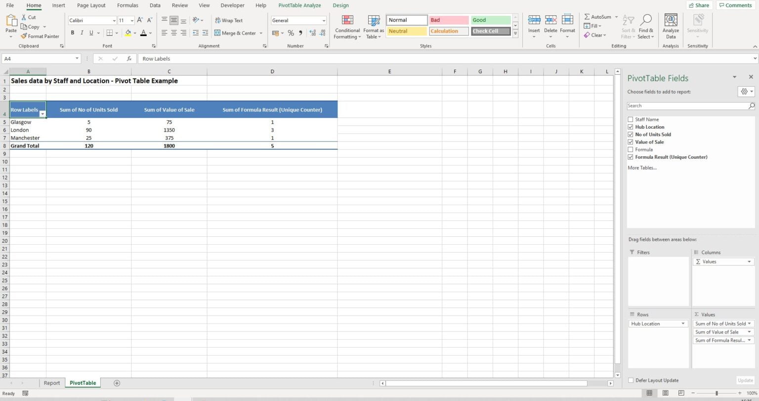 count-unique-records-in-a-pivot-table