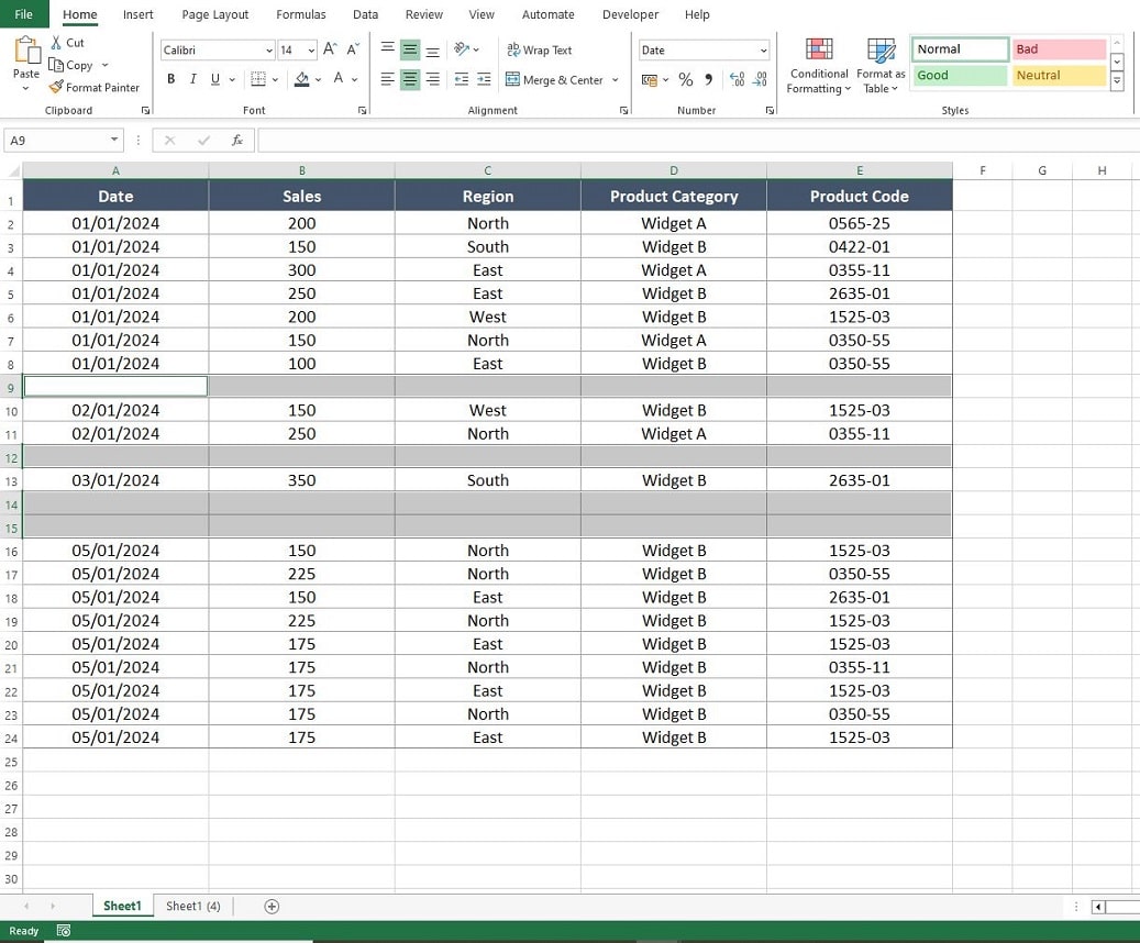 How to Remove Blank Rows in Excel | Dedicated Excel