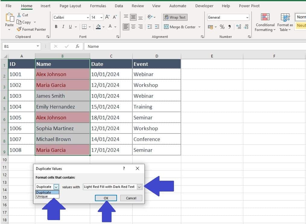 How to Find and Remove Duplicates in Excel