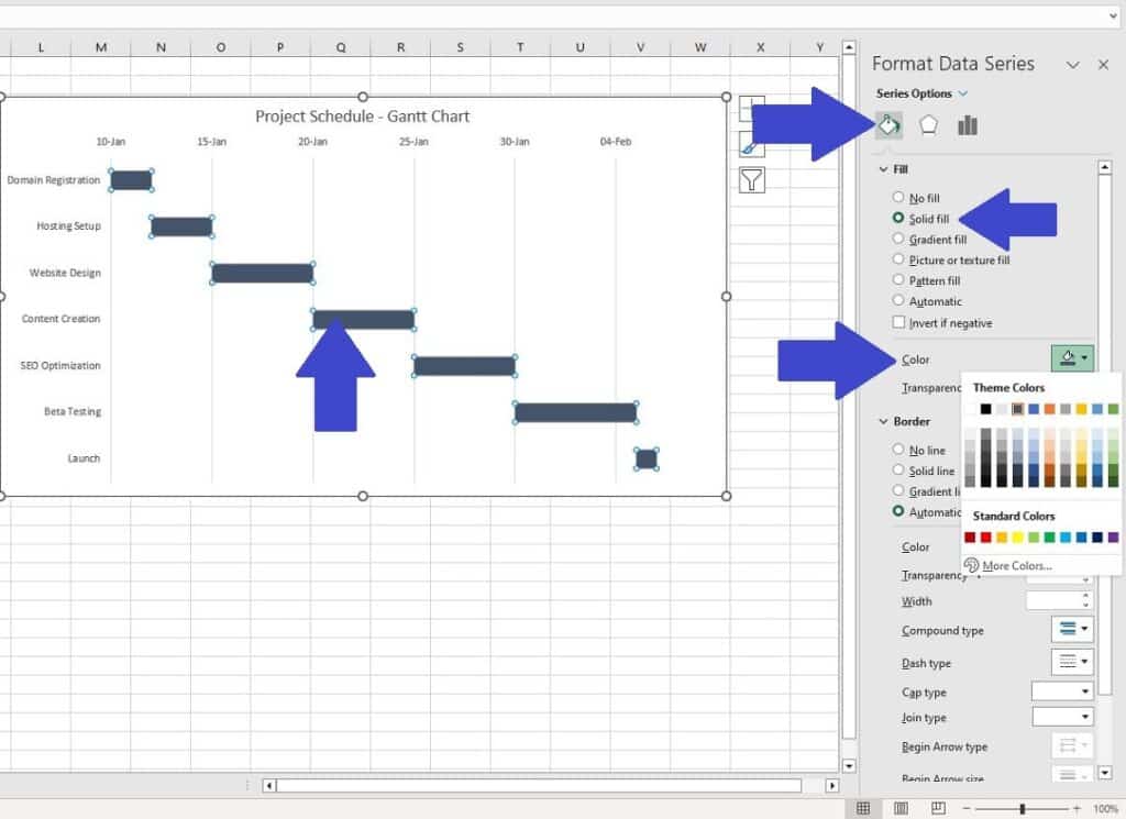 How to Create a Gantt Chart in Excel