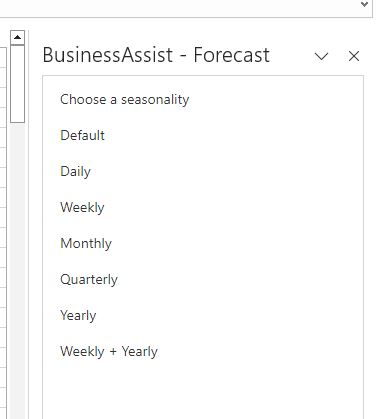 How to Use Business Assist Forecast Excel Add-In