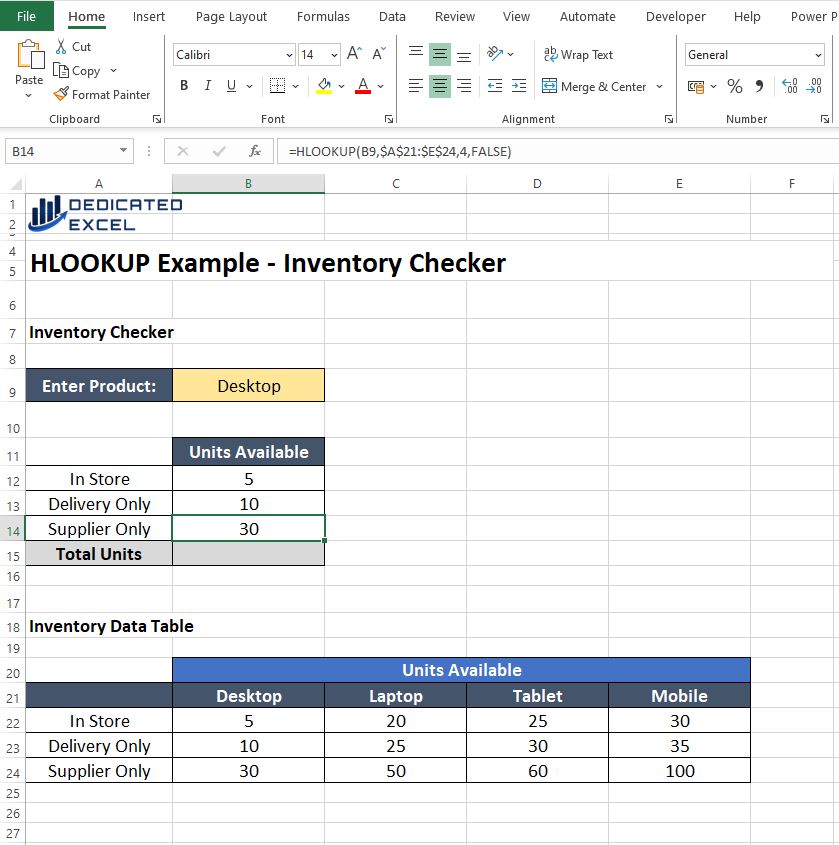 How to Get the Most from HLOOKUP in Excel