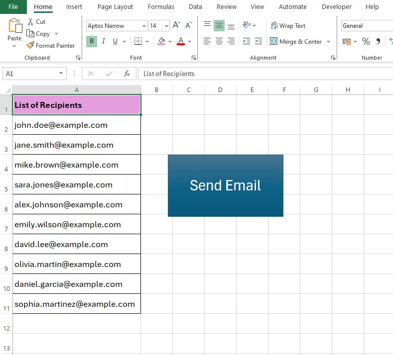 How to Send Emails Using VBA